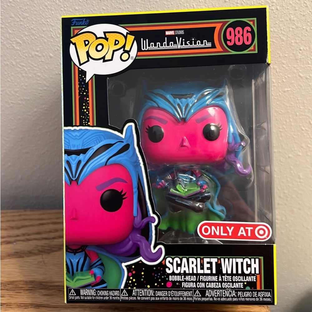 Scarlet Witch Blacklight funko